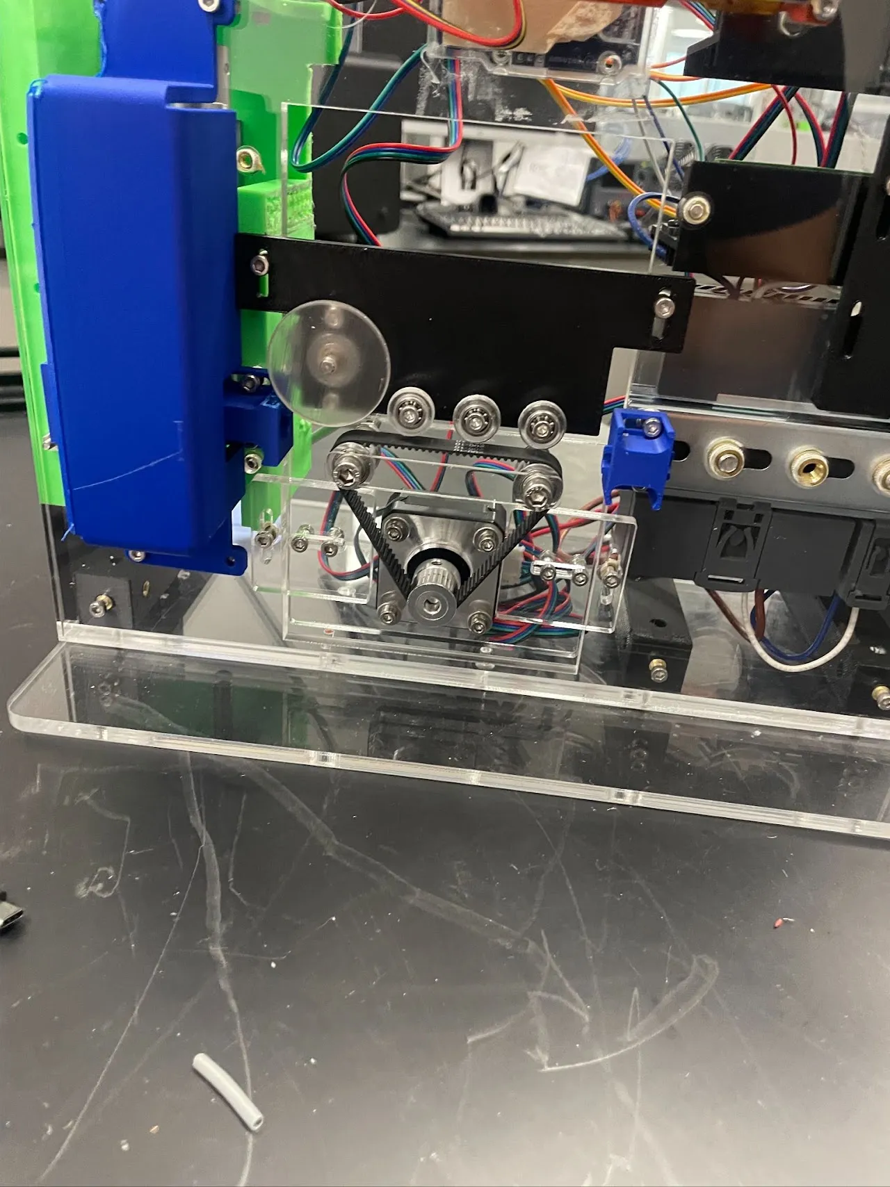 Tube cutter front